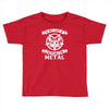 my cat listen to metal Toddler T-shirt