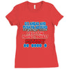 push me around granny Ladies Fitted T-Shirt