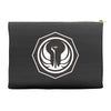 white and black Accessory Pouches