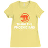thanks to phoenicians Ladies Fitted T-Shirt