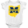 ohio for michigan Baby Bodysuit