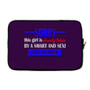 sorry this girl is already taken Laptop sleeve