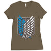 survey corps Ladies Fitted T-Shirt
