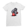 mma bulldog final Ladies Fitted T-Shirt
