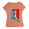 beaker meep poster, ideal birthday gift or present Women's Triblend Scoop T-shirt