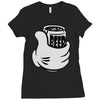 mickey beer Ladies Fitted T-Shirt