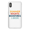 Summer Night Bonfires Beer iPhoneX