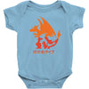 mega fire Baby Bodysuit