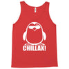 penguin chillax funny new Tank Top