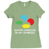 snes super famicom colours Ladies Fitted T-Shirt