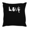 love  funny weapons retro war urban art guns knife cool peace Throw Pillow