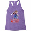 chucky funny quote ideal birthday present gift Racerback Tank