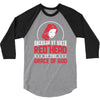 american by birth redhead by the grace of god 3/4 Sleeve Shirt