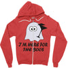 im here for the boos (2) Zipper Hoodie