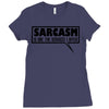 sarcasm services (2) Ladies Fitted T-Shirt