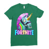 fortnite unicorn Ladies Fitted T-Shirt