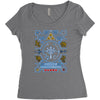 ugly sheikah sweater Women's Triblend Scoop T-shirt
