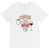 give me cofee or wine V-Neck Tee