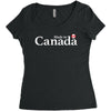 made in canada Women's Triblend Scoop T-shirt