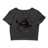 sagittarius zodiac galaxy Crop Top
