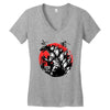godzilla Women's V-Neck T-Shirt