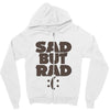 sad but rad girls Zipper Hoodie