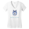 alpha wolf Women's V-Neck T-Shirt