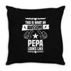 Awesome Pepa Looks Like Throw Pillow