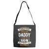 Super Cool Daddy Of A Freaking Awesome Son Adjustable Strap Totes