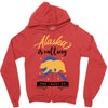 alaska is calling and i must go Zipper Hoodie