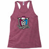 monster high color shield Racerback Tank
