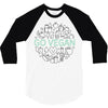go vegan 3 3/4 Sleeve Shirt