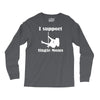 i support single moms stripper pole dancer funny saying Long Sleeve Shirts