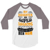 My Daughter Is Super Awesome Her Mom 3/4 Sleeve Shirt