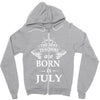the best teachers are born in july Zipper Hoodie