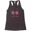 all natural 20 breasts dice Racerback Tank