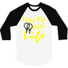 happy wife happy life 3/4 Sleeve Shirt