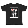women thinking love Toddler T-shirt