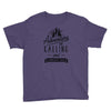 adventure calling and i must go woods ex Youth Tee