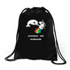 unicorns are overrated Drawstring Bags
