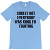 surely not everybody was kung fu fighting black color T-Shirt