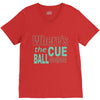 snooker where's the cue ball going V-Neck Tee
