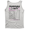 January Girl Facts Capricorn Tank Top