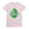 Preggosaurus Egg Funny Ladies Fitted T-Shirt