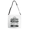 Queens Are Born In July Adjustable Strap Totes
