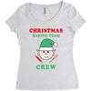 christmas baking team crew elf Women's Triblend Scoop T-shirt