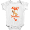 Sleeps With Chihuahua Baby Onesie