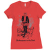 shakespeare in the park Ladies Fitted T-Shirt