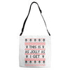 Emo Gothic Ugly Christmas Sweater Adjustable Strap Totes