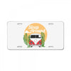 Sleep Around License Plate
